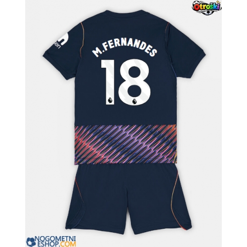 Otroški Nogometni dresi Tottenham Hotspur Mateus Fernandes #18 Gostujoči 2026-27 Kratek Rokav (+ Kratke hlače)